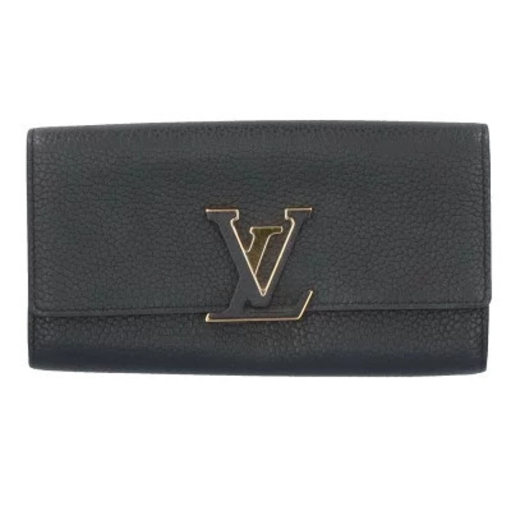 Louis Vuitton Portefeuille Capucines Taurillon Leather Long Wallet